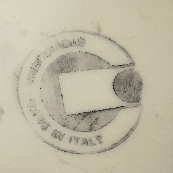 Stoviglielia Pink/Red Italian Hand-Painted Ceramic Fruit Bowl 9” Dining READ: - Picture 4 of 10